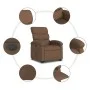 Sillón eléctrico reclinable elevable de tela marrón de , Sillones - Ref: Foro24-3204006, Precio: 323,45 €, Descuento: %