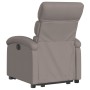 Sillón eléctrico reclinable elevable de tela gris taupe de , Sillones - Ref: Foro24-3204010, Precio: 299,12 €, Descuento: %