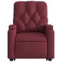 Sillón de masaje elevable eléctrico tela rojo tinto de , Sillones - Ref: Foro24-3204749, Precio: 346,59 €, Descuento: %