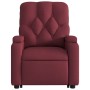 Sillón de masaje elevable eléctrico tela rojo tinto de , Sillones - Ref: Foro24-3204749, Precio: 326,22 €, Descuento: %