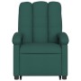 Sillón masaje eléctrico reclinable elevable tela verde oscuro de , Sillones - Ref: Foro24-3204134, Precio: 323,61 €, Descuent...