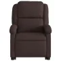 Sillón masaje eléctrico reclinable elevable tela marrón oscuro de , Sillones - Ref: Foro24-3204205, Precio: 341,61 €, Descuen...
