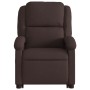 Sillón masaje eléctrico reclinable elevable tela marrón oscuro de , Sillones - Ref: Foro24-3204205, Precio: 320,17 €, Descuen...