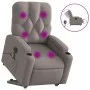 Sillón de masaje eléctrico reclinable elevable tela taupé de , Sillones - Ref: Foro24-3204754, Precio: 367,25 €, Descuento: %