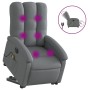 Sillón de masaje eléctrico reclinable elevable tela gris oscuro de , Sillones - Ref: Foro24-3204129, Precio: 352,23 €, Descue...