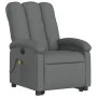 Sillón de masaje eléctrico reclinable elevable tela gris oscuro de , Sillones - Ref: Foro24-3204129, Precio: 384,71 €, Descue...