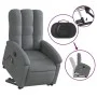 Sillón de masaje eléctrico reclinable elevable tela gris oscuro de , Sillones - Ref: Foro24-3204129, Precio: 384,71 €, Descue...