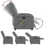 Sillón de masaje eléctrico reclinable elevable tela gris oscuro de , Sillones - Ref: Foro24-3204129, Precio: 352,23 €, Descue...