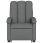 Sillón de masaje eléctrico reclinable elevable tela gris oscuro de , Sillones - Ref: Foro24-3204129, Precio: 352,23 €, Descue...