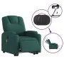Sillón masaje eléctrico reclinable elevable tela verde oscuro de , Sillones - Ref: Foro24-3204410, Precio: 342,36 €, Descuent...