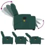 Sillón masaje eléctrico reclinable elevable tela verde oscuro de , Sillones - Ref: Foro24-3204410, Precio: 342,36 €, Descuent...