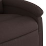 Sillón reclinable de masaje eléctrico tela marrón oscuro de , Sillones - Ref: Foro24-3204157, Precio: 254,00 €, Descuento: %