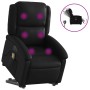 Sillón de masaje elevable eléctrico cuero sintético negro de , Sillones - Ref: Foro24-3204247, Precio: 325,50 €, Descuento: %