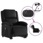 Sillón de masaje elevable eléctrico cuero sintético negro de , Sillones - Ref: Foro24-3204247, Precio: 325,50 €, Descuento: %