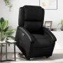 Sillón reclinable elevable cuero artificial negro de , Sillones - Ref: Foro24-3204226, Precio: 280,53 €, Descuento: %