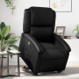 Sillón reclinable elevable cuero artificial negro de , Sillones - Ref: Foro24-3204226, Precio: 298,58 €, Descuento: %