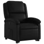 Sillón reclinable elevable cuero artificial negro de , Sillones - Ref: Foro24-3204226, Precio: 280,53 €, Descuento: %