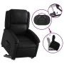 Sillón reclinable elevable cuero artificial negro de , Sillones - Ref: Foro24-3204226, Precio: 280,53 €, Descuento: %