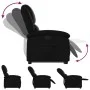 Sillón reclinable elevable cuero artificial negro de , Sillones - Ref: Foro24-3204226, Precio: 280,53 €, Descuento: %