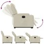 Cream-colored artificial leather reclining and lift chair by , Armchairs - Ref: Foro24-3204431, Price: 302,11 €, Discount: %