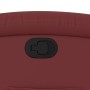 Sillón reclinable elevable cuero artificial rojo tinto de , Sillones - Ref: Foro24-3204230, Precio: 262,50 €, Descuento: %