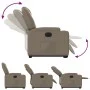 Sillón elevable eléctrico cuero artificial capuchino de , Sillones - Ref: Foro24-3204450, Precio: 348,17 €, Descuento: %