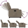 Sillón elevable eléctrico cuero artificial capuchino de , Sillones - Ref: Foro24-3204450, Precio: 325,44 €, Descuento: %