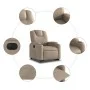 Sillón elevable eléctrico cuero artificial capuchino de , Sillones - Ref: Foro24-3204450, Precio: 348,17 €, Descuento: %