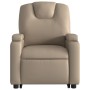 Sillón elevable eléctrico cuero artificial capuchino de , Sillones - Ref: Foro24-3204450, Precio: 325,44 €, Descuento: %
