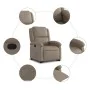 Sillón reclinable elevable cuero artificial color capuchino de , Sillones - Ref: Foro24-3204232, Precio: 308,28 €, Descuento: %