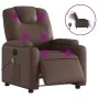 Sillón de masaje reclinable eléctrico cuero sintético marrón de , Sillones - Ref: Foro24-3204425, Precio: 316,66 €, Descuento: %