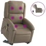 Sillón reclinable de masaje eléctrico cuero sintético capuchino de , Sillones - Ref: Foro24-3204253, Precio: 347,68 €, Descue...