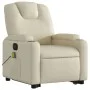 Sillón de masaje elevable eléctrico cuero sintético crema de , Sillones - Ref: Foro24-3204452, Precio: 368,05 €, Descuento: %