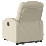 Sillón de masaje elevable eléctrico cuero sintético crema de , Sillones - Ref: Foro24-3204452, Precio: 355,30 €, Descuento: %