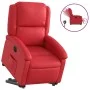 Sillón elevable eléctrico cuero artificial rojo de , Sillones - Ref: Foro24-3204245, Precio: 331,39 €, Descuento: %