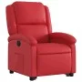 Sillón elevable eléctrico cuero artificial rojo de , Sillones - Ref: Foro24-3204245, Precio: 331,39 €, Descuento: %