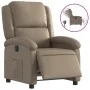 Sillón reclinable eléctrico de cuero sintético color capuchino de , Sillones - Ref: Foro24-3204218, Precio: 272,49 €, Descuen...