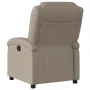 Sillón reclinable eléctrico de cuero sintético color capuchino de , Sillones - Ref: Foro24-3204218, Precio: 272,49 €, Descuen...