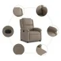 Sillón reclinable eléctrico de cuero sintético color capuchino de , Sillones - Ref: Foro24-3204218, Precio: 272,49 €, Descuen...