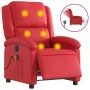 Sillón de masaje reclinable eléctrico de cuero artificial rojo de , Sillones - Ref: Foro24-3204224, Precio: 262,29 €, Descuen...