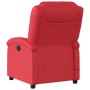 Sillón de masaje reclinable eléctrico de cuero artificial rojo de , Sillones - Ref: Foro24-3204224, Precio: 262,29 €, Descuen...