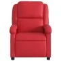 Sillón de masaje reclinable eléctrico de cuero artificial rojo de , Sillones - Ref: Foro24-3204224, Precio: 266,64 €, Descuen...