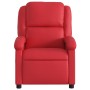 Sillón de masaje reclinable eléctrico de cuero artificial rojo de , Sillones - Ref: Foro24-3204224, Precio: 262,29 €, Descuen...