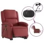 Sillón de masaje elevable eléctrico cuero artificial rojo tinto de , Sillones - Ref: Foro24-3204251, Precio: 348,21 €, Descue...