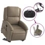 Sillón reclinable masaje pie cuero artificial color capuchino de , Sillones - Ref: Foro24-3204239, Precio: 297,03 €, Descuent...