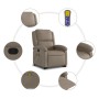Sillón reclinable masaje pie cuero artificial color capuchino de , Sillones - Ref: Foro24-3204239, Precio: 292,07 €, Descuent...