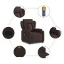 Silla de masaje reclinable de pie de tela marrón oscuro de , Sillones - Ref: Foro24-3204499, Precio: 342,76 €, Descuento: %