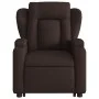 Silla de masaje reclinable de pie de tela marrón oscuro de , Sillones - Ref: Foro24-3204499, Precio: 342,76 €, Descuento: %