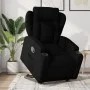 Reclining and elevating armchair in black fabric by , Armchairs - Ref: Foro24-3204484, Price: 299,48 €, Discount: %