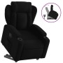 Sillón reclinable elevable tela negro de , Sillones - Ref: Foro24-3204484, Precio: 283,53 €, Descuento: %